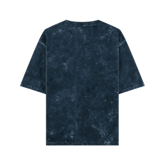Acid Wash Navy Blue Oversized Tee