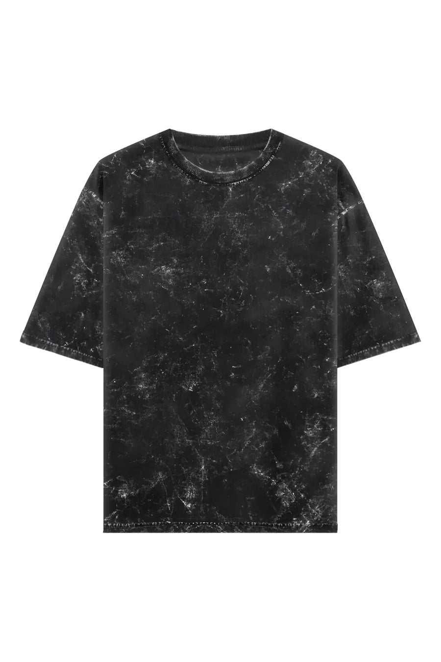 Acid Wash Black Oversized Tee