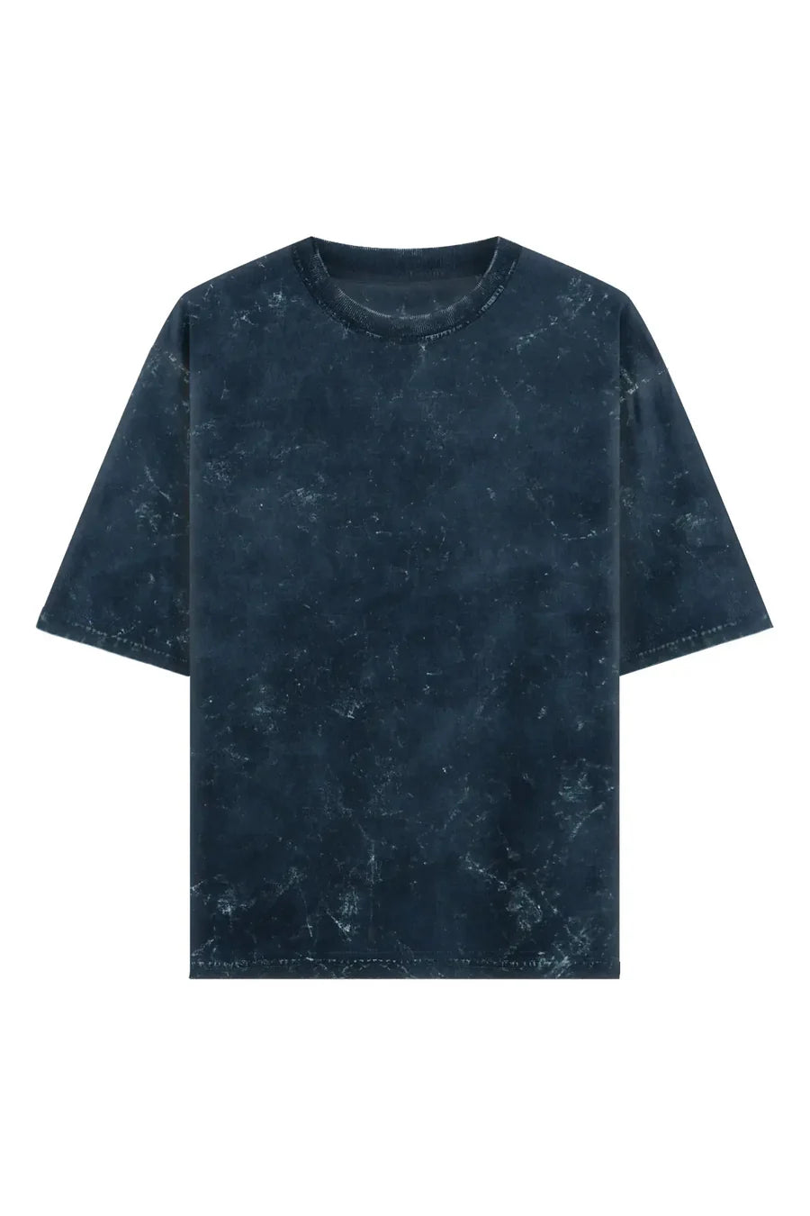 Acid Wash Navy Blue Oversized Tee
