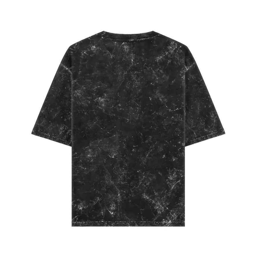 Acid Wash Black Oversized Tee