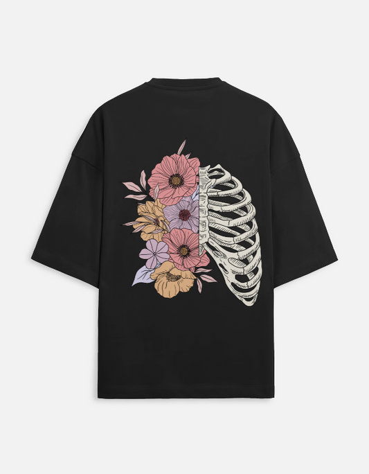 Deadly Flower Terry Cotton Oversize Tees